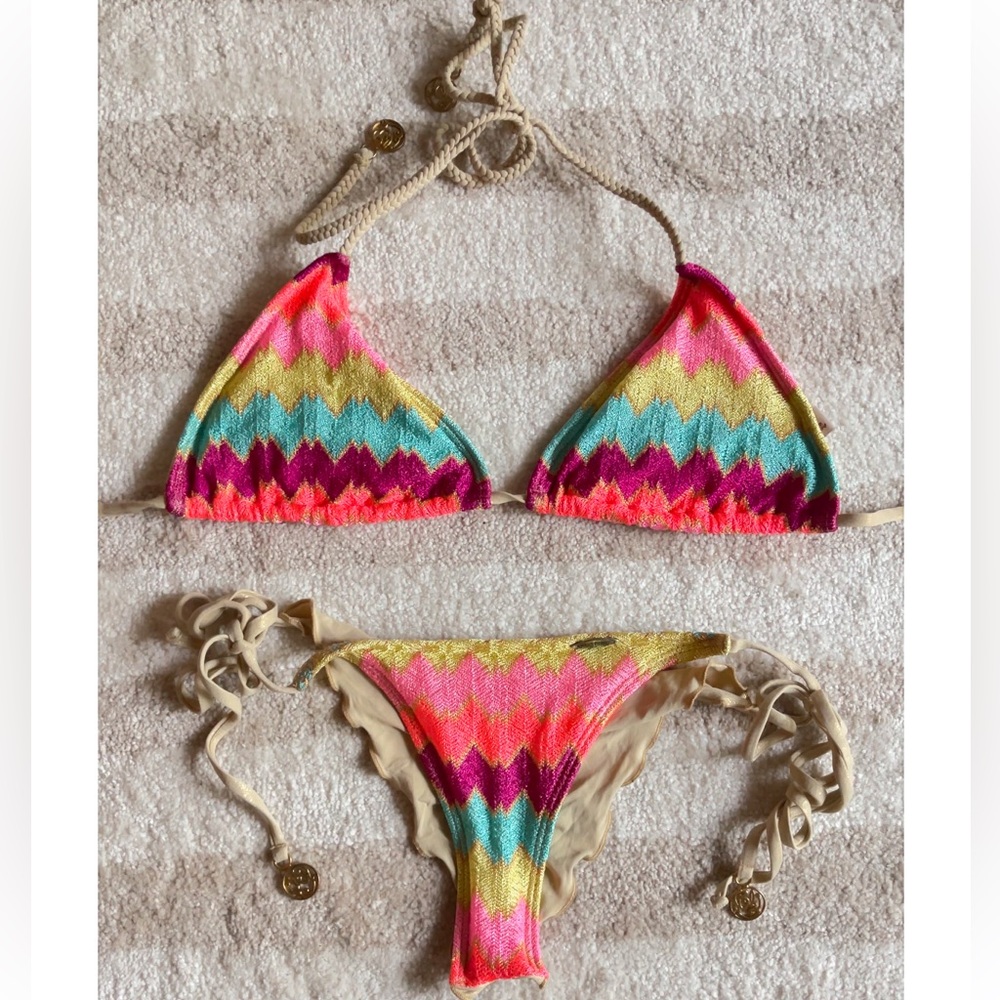 luli fama bikini set small scrunch butt